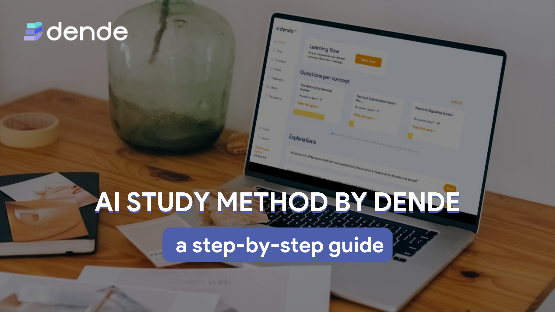 AI study method by dende: a step-by-step guide